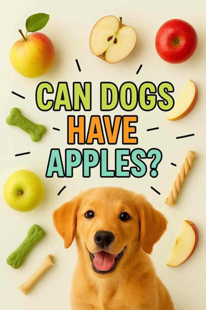 Can dogs have apples pin