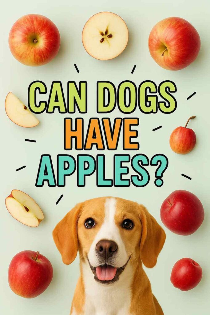 Can dogs have apples pin