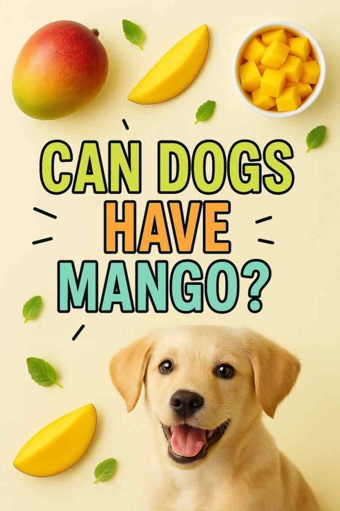 Can dogs have mangos pin