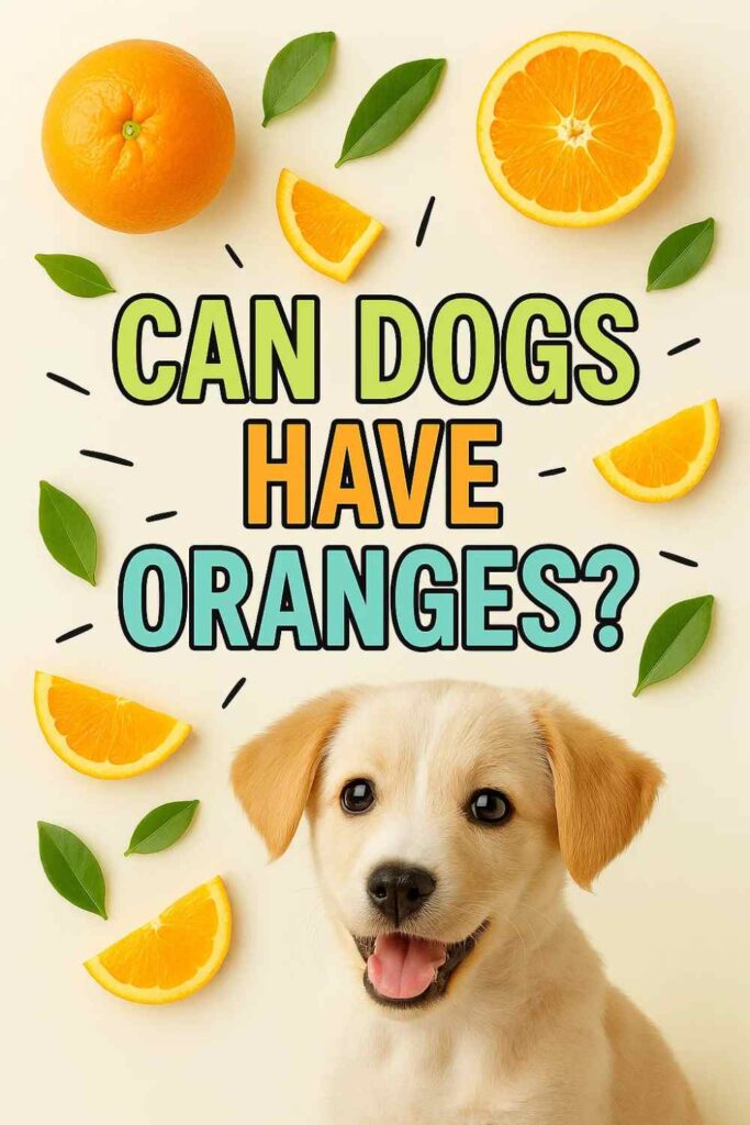 Can dogs have oranges pin