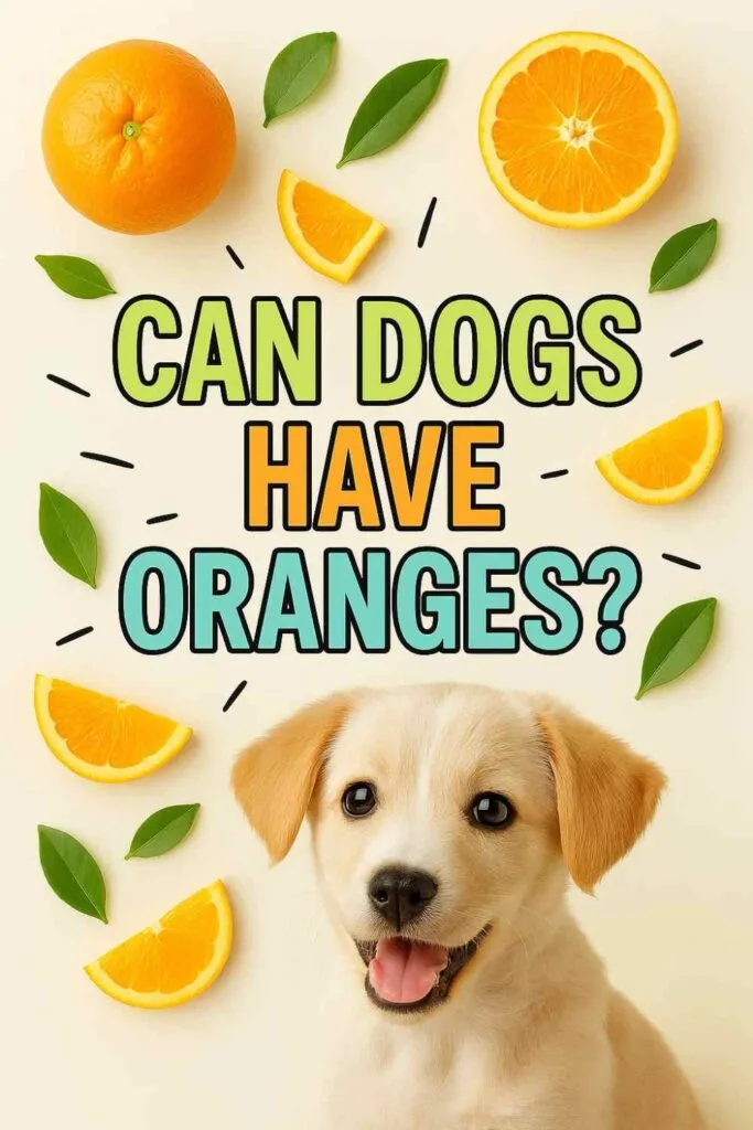 Can dogs have oranges pin