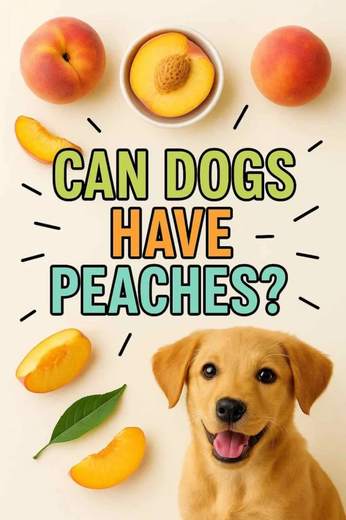 Can dogs have peaches pin