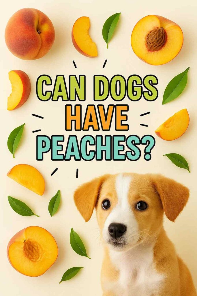 Can dogs have peaches pin