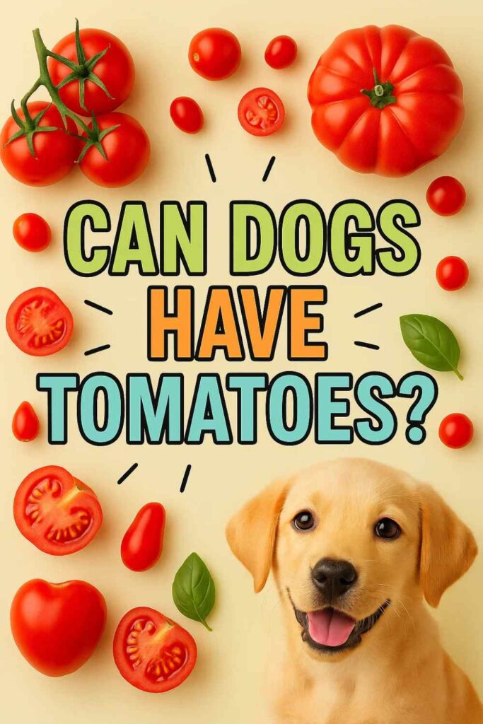 Can dogs have tomatoes pin