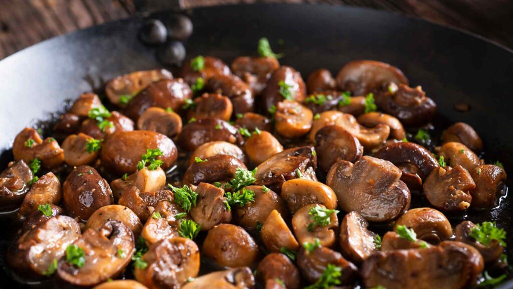 Cooked Mushrooms