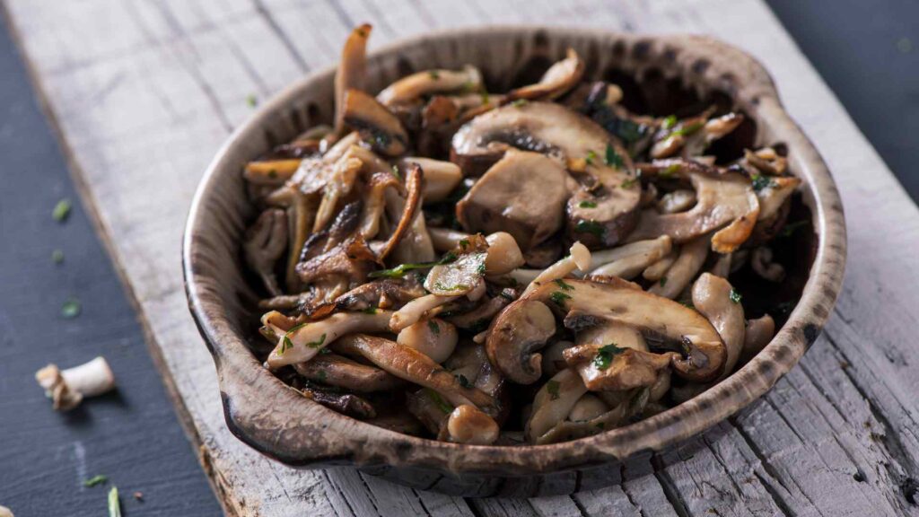 Cooked Mushrooms