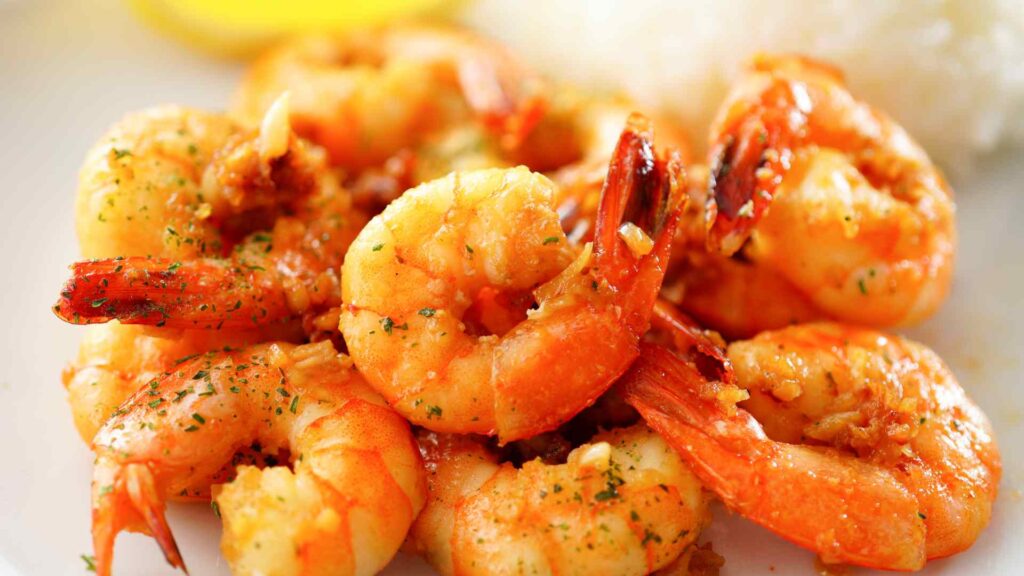cooked shrimp