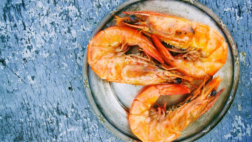 cooked shrimp