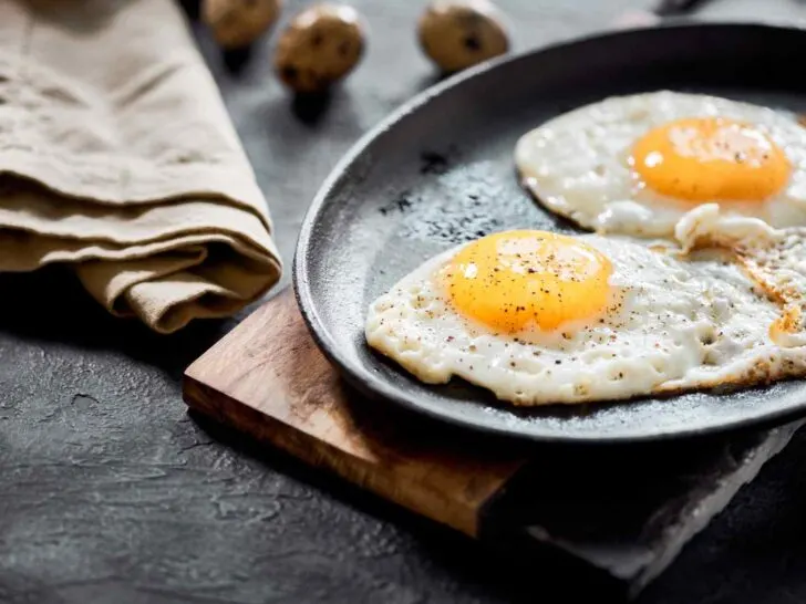 cooked eggs