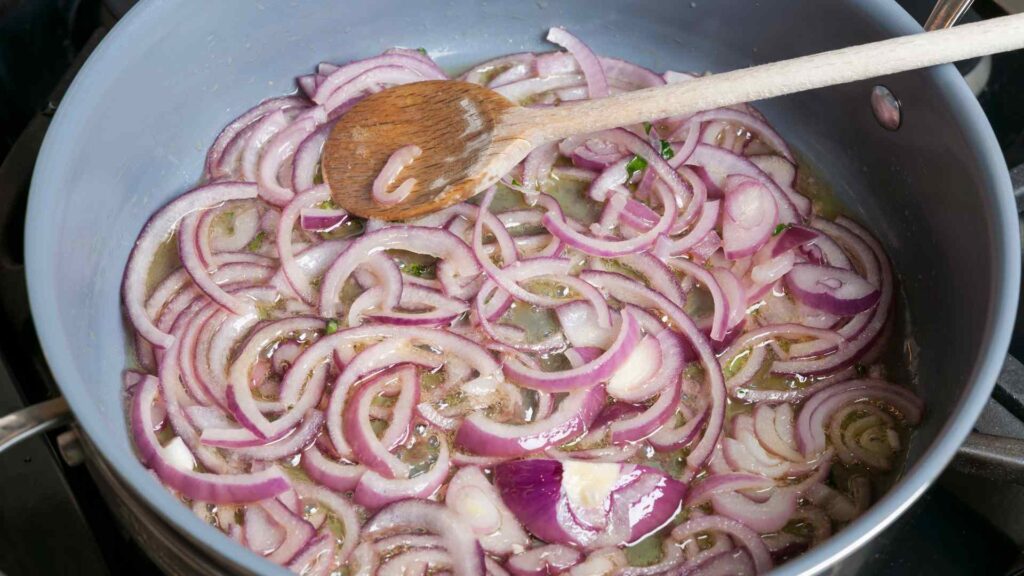 cooked onions