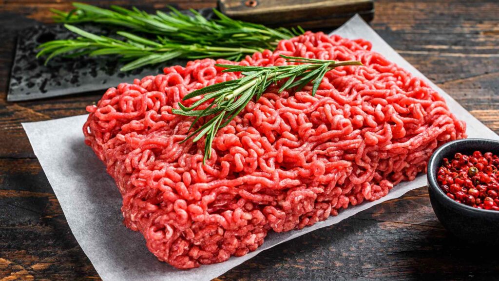 raw beef