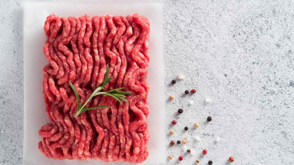 raw beef