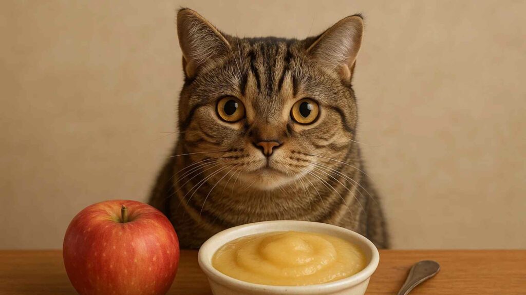 can cats eat applesauce