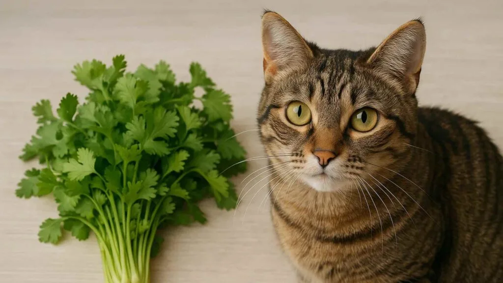 can cats have cilantro