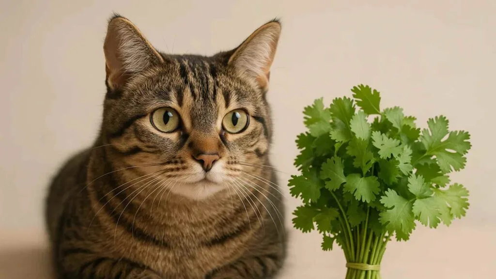can cats have cilantro