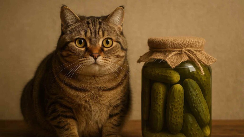 can cats have pickles