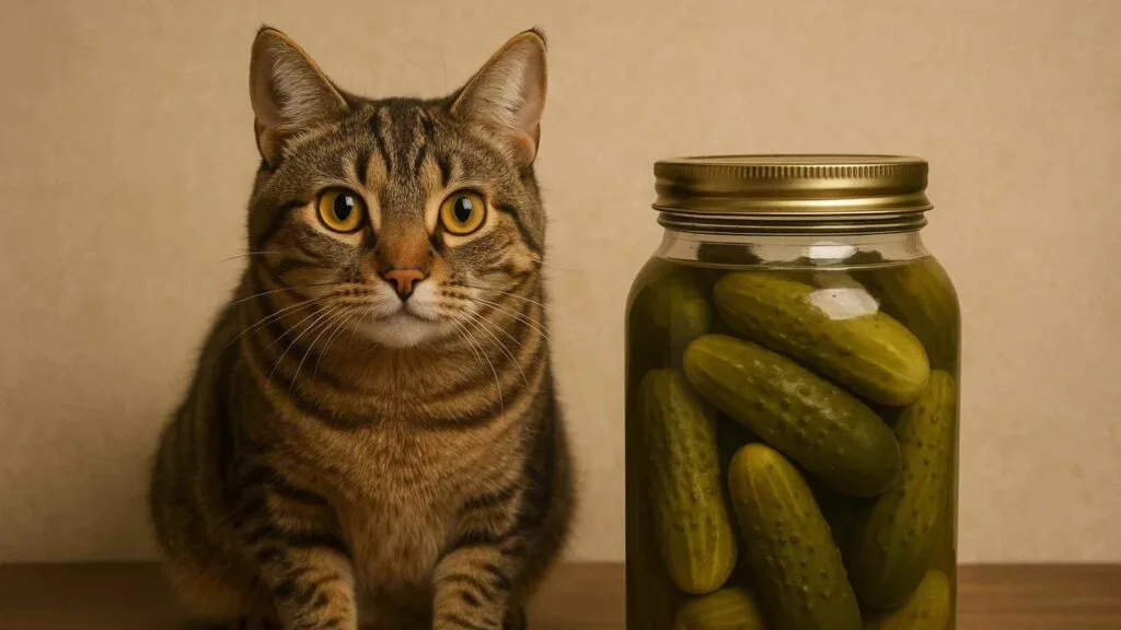 can cats have pickles