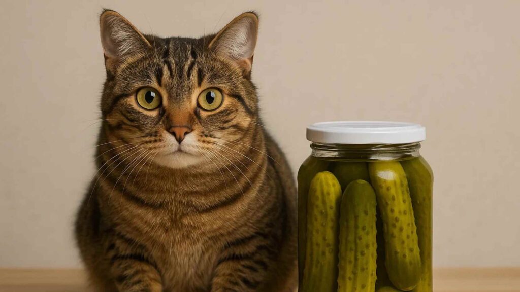 can cats have pickles