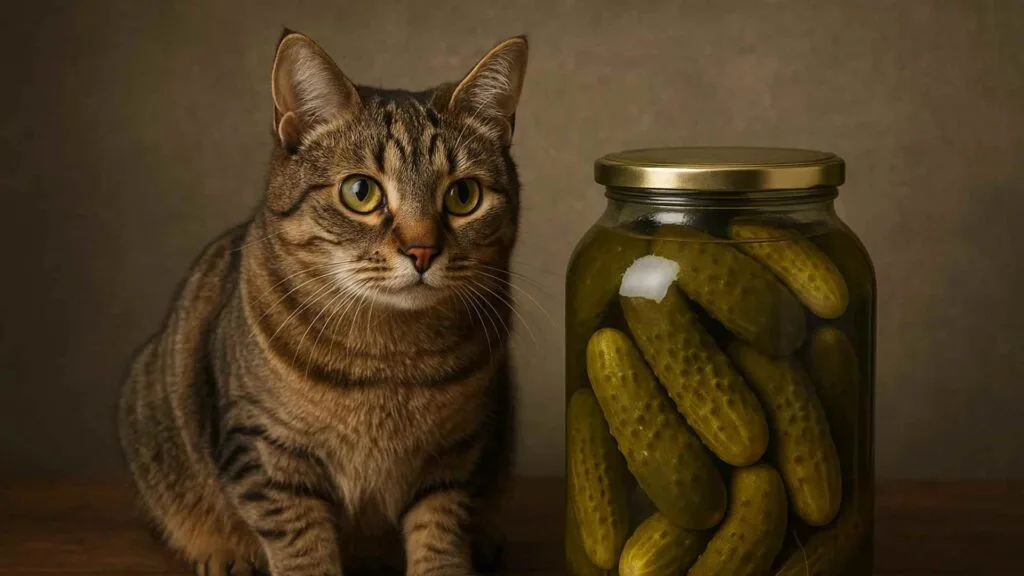 can cats have pickles