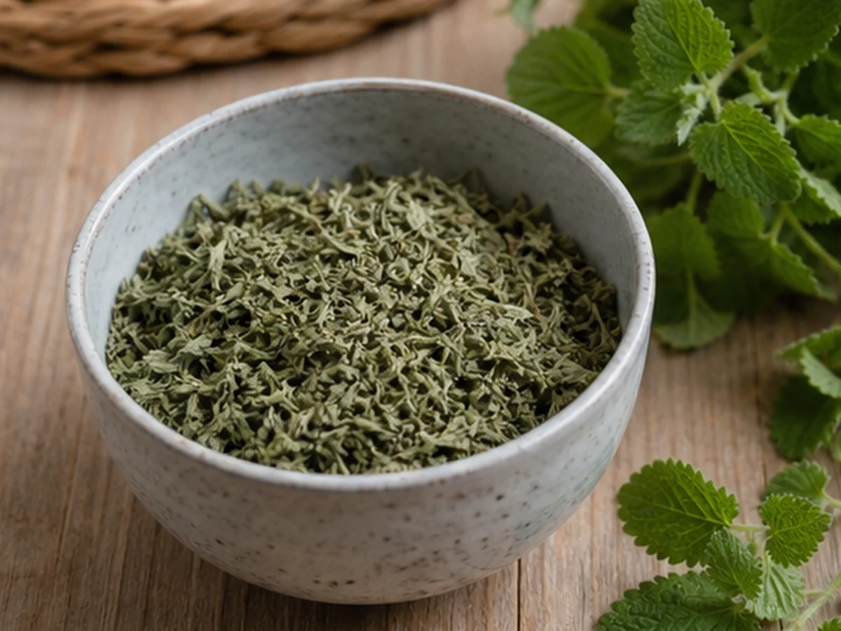 Catnip arranged in a natural kitchen scene