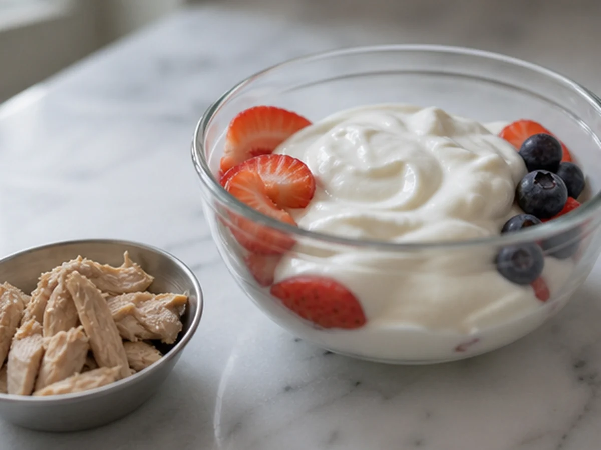 Cool Whip arranged in a natural kitchen scene