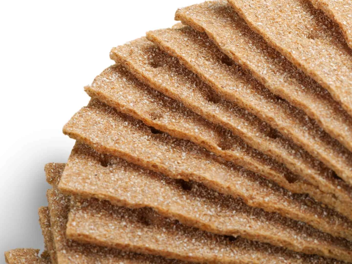 Graham cracker rectangles fanned in an arc