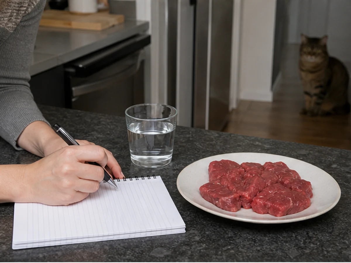 Pork Chops arranged in a natural kitchen scene