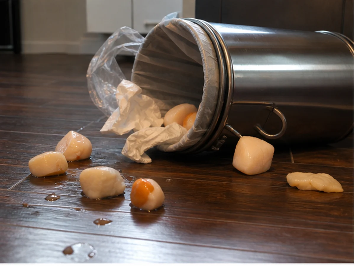 Squash arranged in a natural kitchen scene